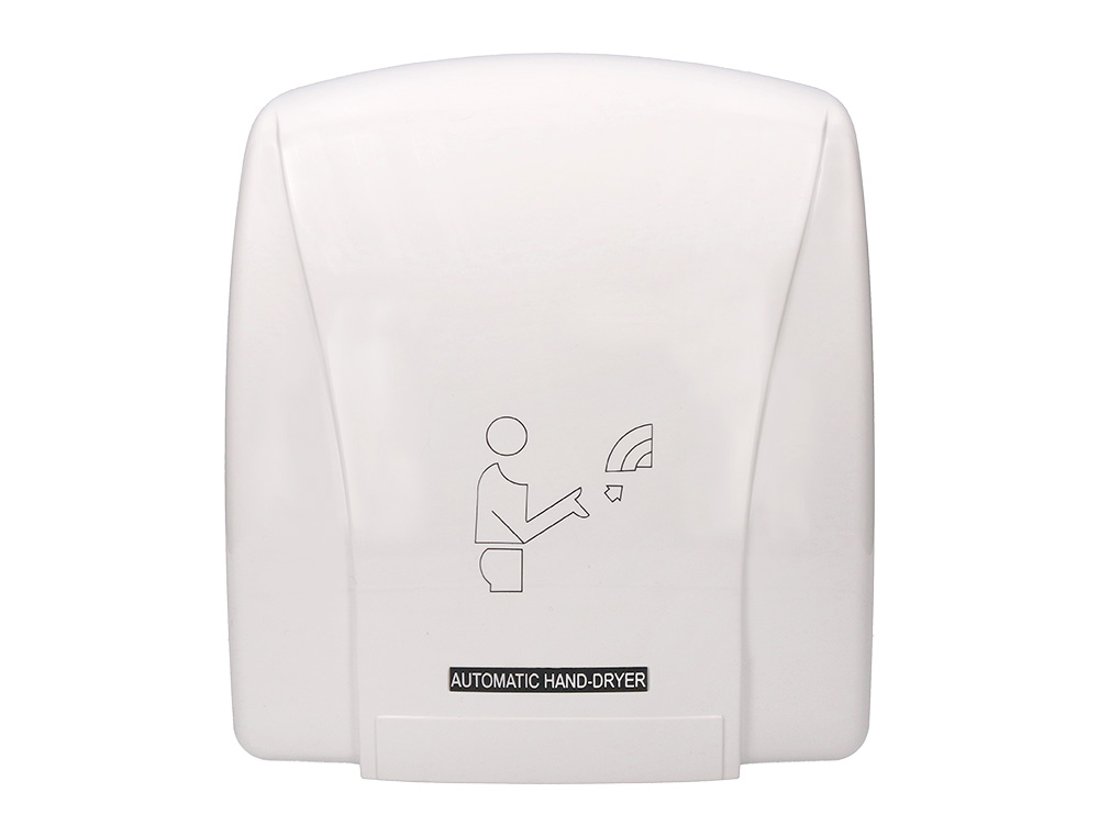 Sèche-mains q-connect électrique détecteur mouvement 240x205x256mm puissance 900w 220v coloris blanc
