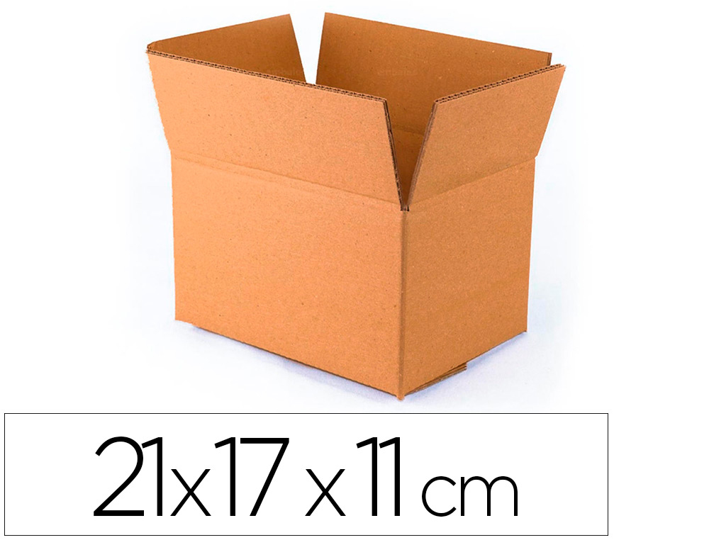 Caisse americaine q-connect encarton fond automatique       cannelure 3mm 210x170x110mm   montage rapide coloris kraft