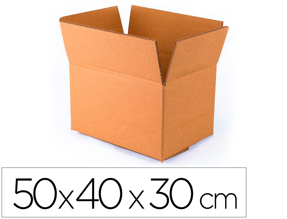 Caisse americaine q-connect encarton fond automatique       cannelure 3mm 500x400x300mm   montage rapide coloris kraft
