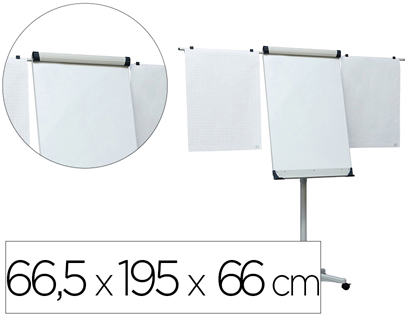 Chevalet mobile vanerum laqué à potences