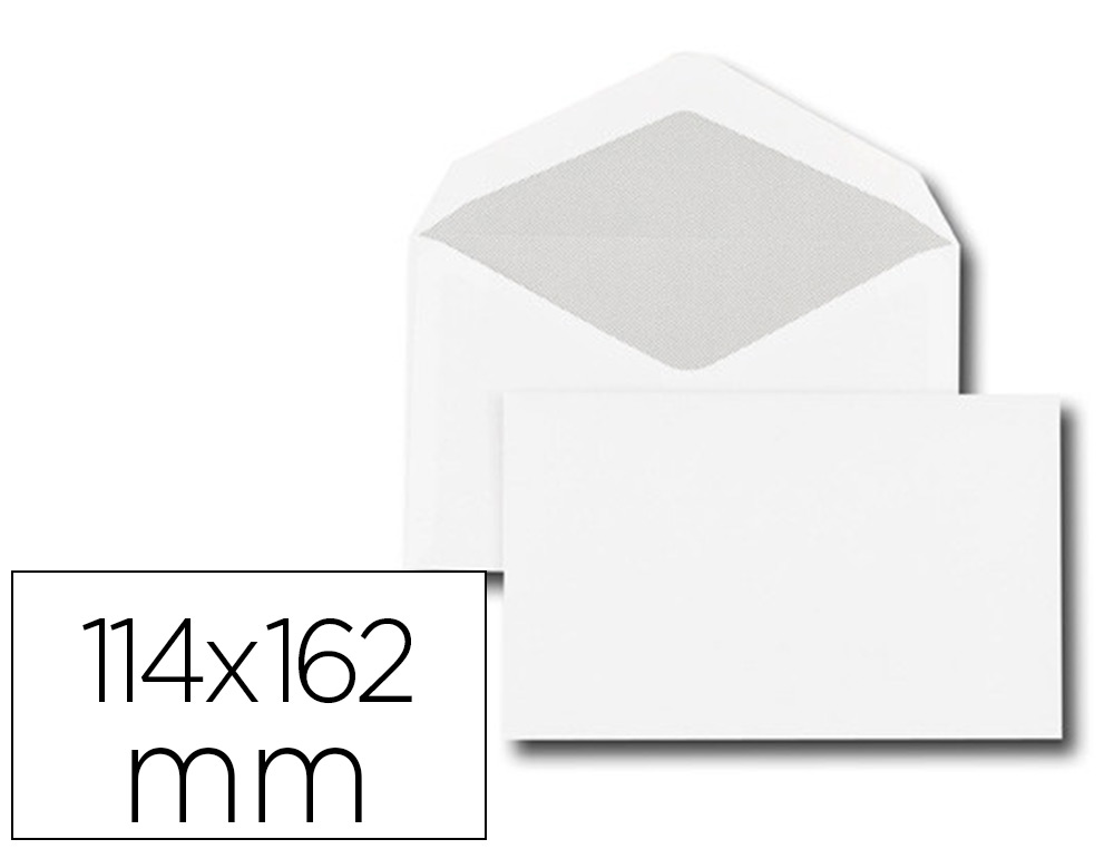 Enveloppe gpv élections c6 114x162mm 70g gommée blanche boîte 500 unités
