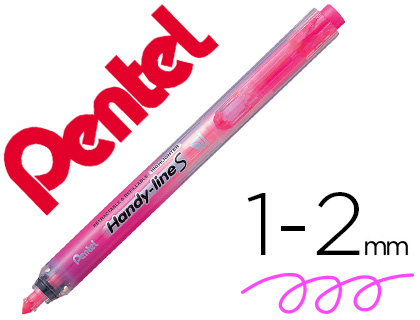 Surligneur pentel handy-line s coloris rose