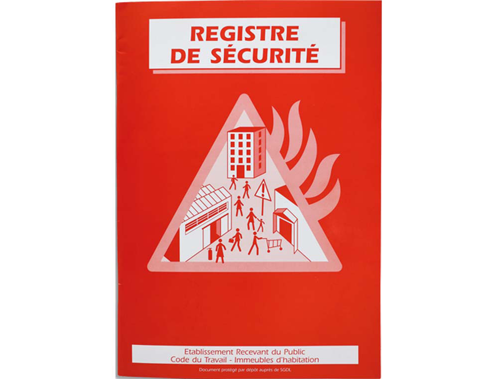 Registre unique de sécurité safetool format a4 60 pages