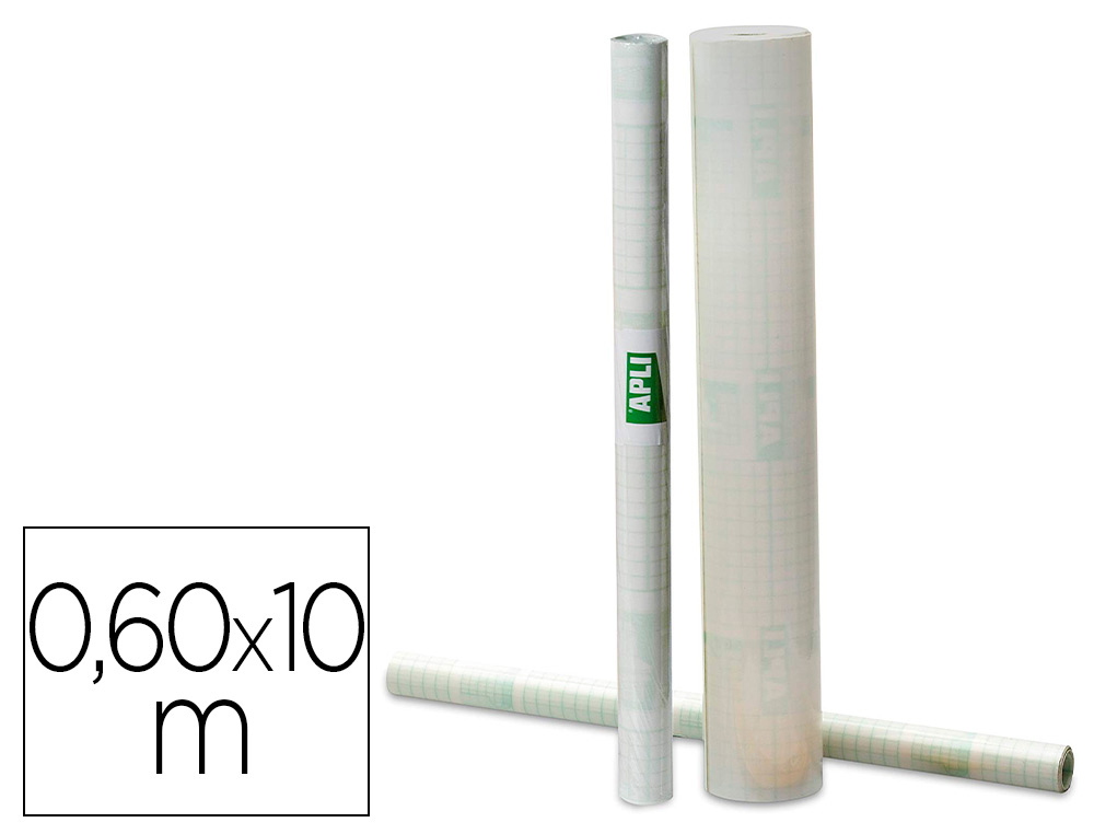 Couvre-livres apli adhésif film polypropylène mat repositionnable rouleau 0.60x10m
