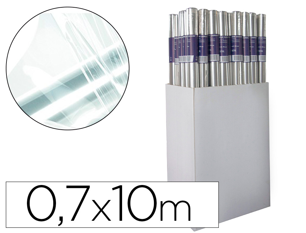 Film apli cristal transparent rouleau 0.70x10m