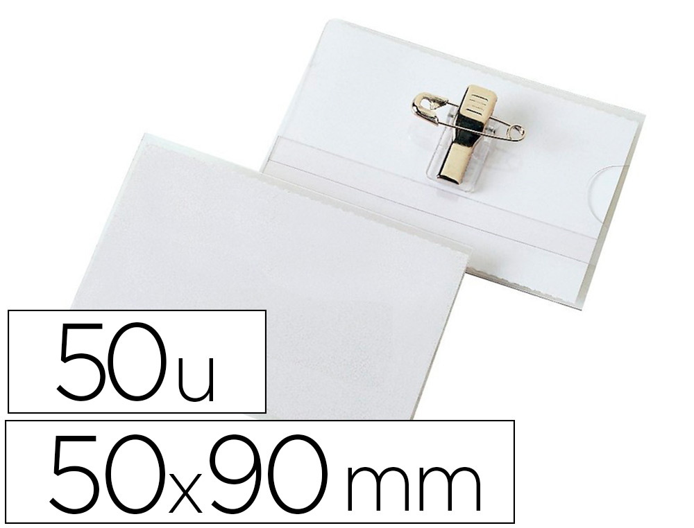 Badge carpentras combi 50x90mm boîte 50 unités