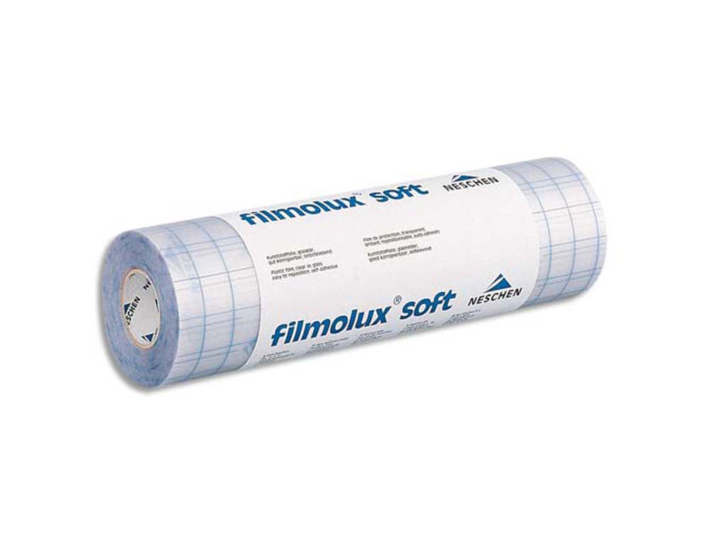 Film filmolux pvc adhesif repositionnable couverture    livre rouleau dim. 25mx320mm