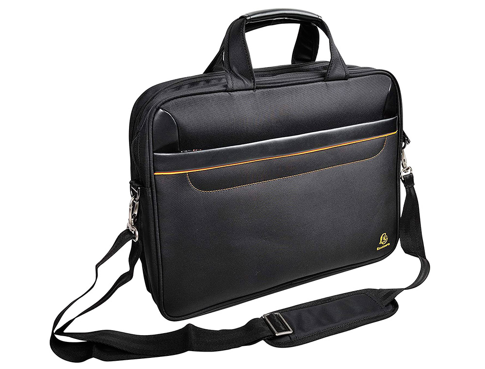 Sacoche exacompta exactive ordinateur portable 15,6" polyester 30,5x42,5x10cm 1 compartiment renforcé 2 poches noir