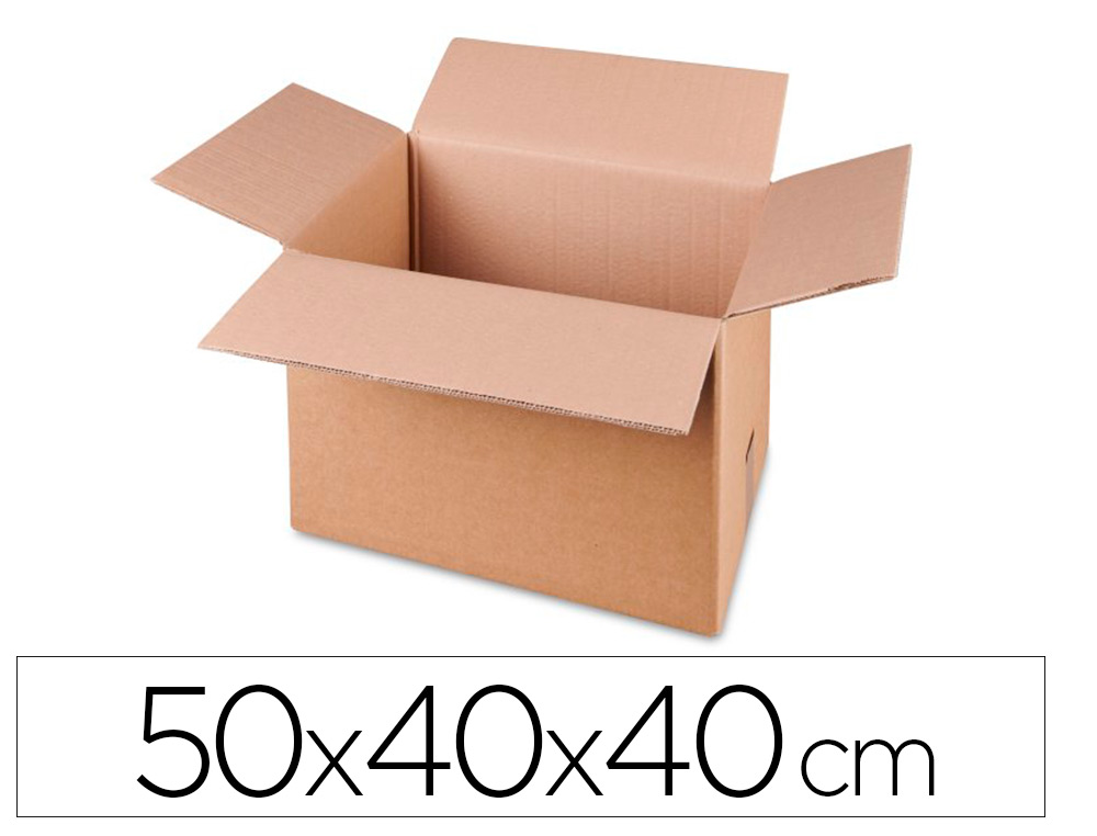 Caisse américaine antalis simple cannelure 50x40x40cm