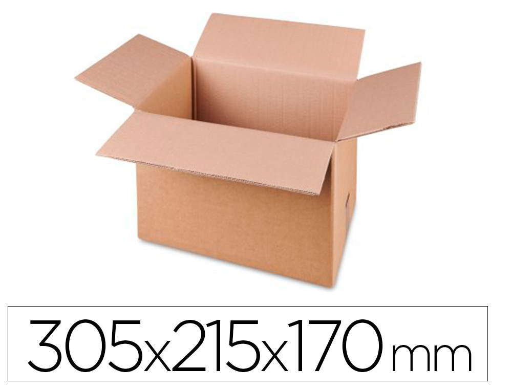 Caisse à hauteur variable antalis carton ondulé fond automatique prédécoupe aux angles 305x215x170mm
