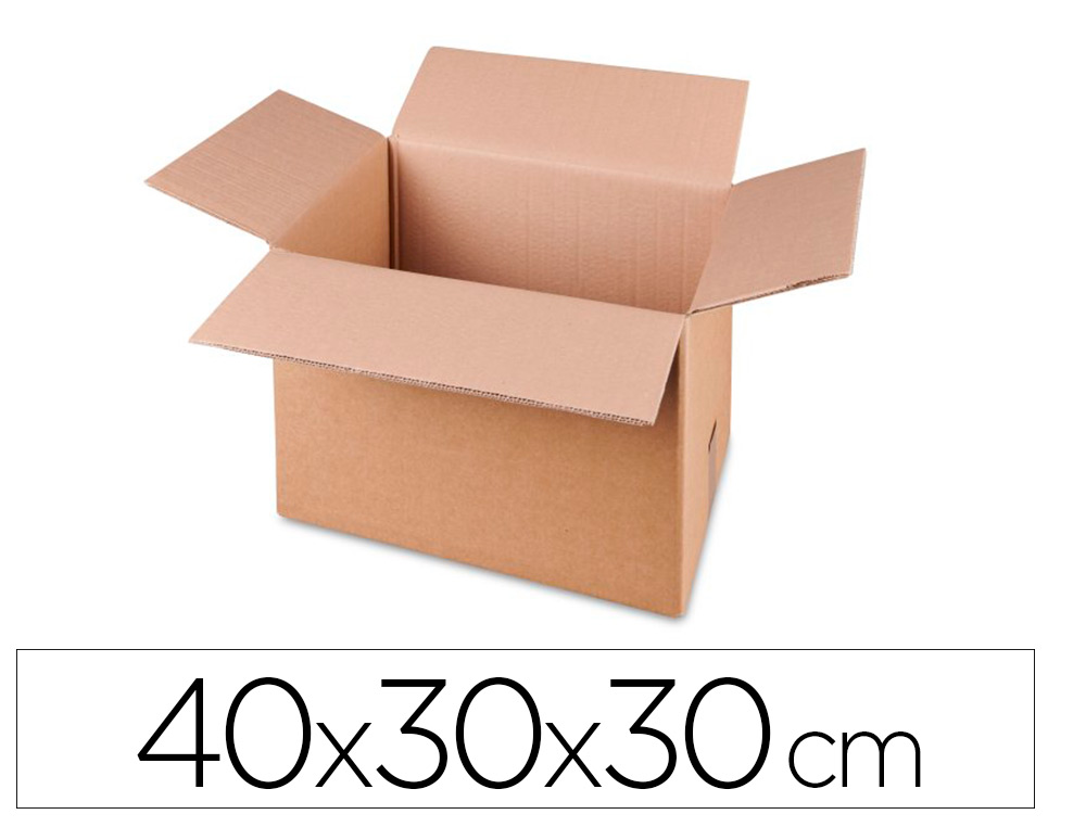 Caisse américaine antalis double cannelure 40x30x30cm