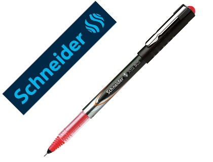 Roller schneider xtra 805 liquid-ink-technologie trait 0,5mmpointe aguille résistante régulateur débit encre rouge