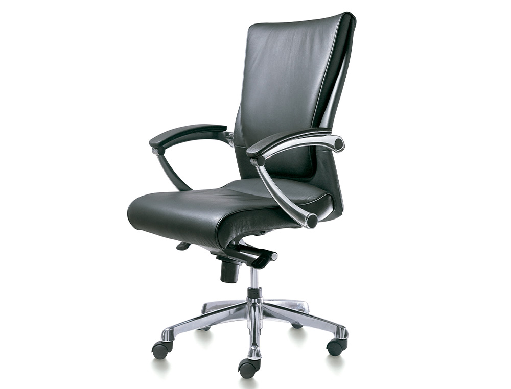 Fauteuil de direction mt international ga3x cuir       mecanisme synchrone decentre  blocage inclinaison en 5