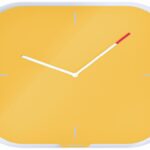 Horloge leitz cosy jaune horloge murale - leitz cosy - jaune