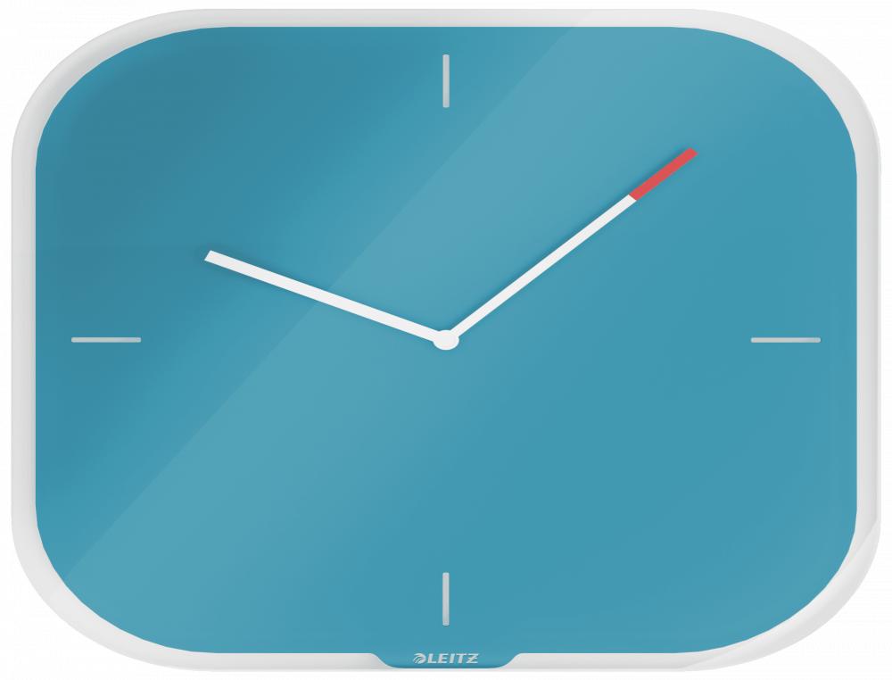 8102281g-1.jpg Horloge leitz cosy bleu horloge murale - leitz cosy - bleu – Image 1