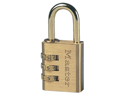 Cadenas a combinaison sign laiton massif 70x28x12mm