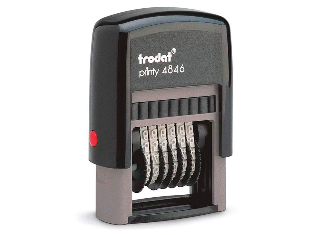 Numeroteur trodat automatique printy t4846 encrier 6/4911   encrage noir