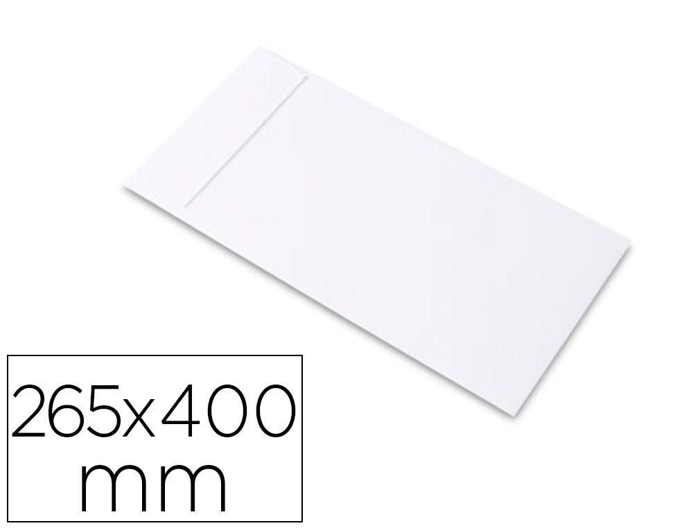 Pochette antalis plastique opaque co-extrudé indéchirable imperméable envois confidentiels265x400mm coloris blanc 500u