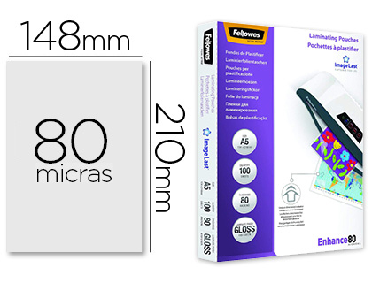 Pochette a plastifier a5 80á b