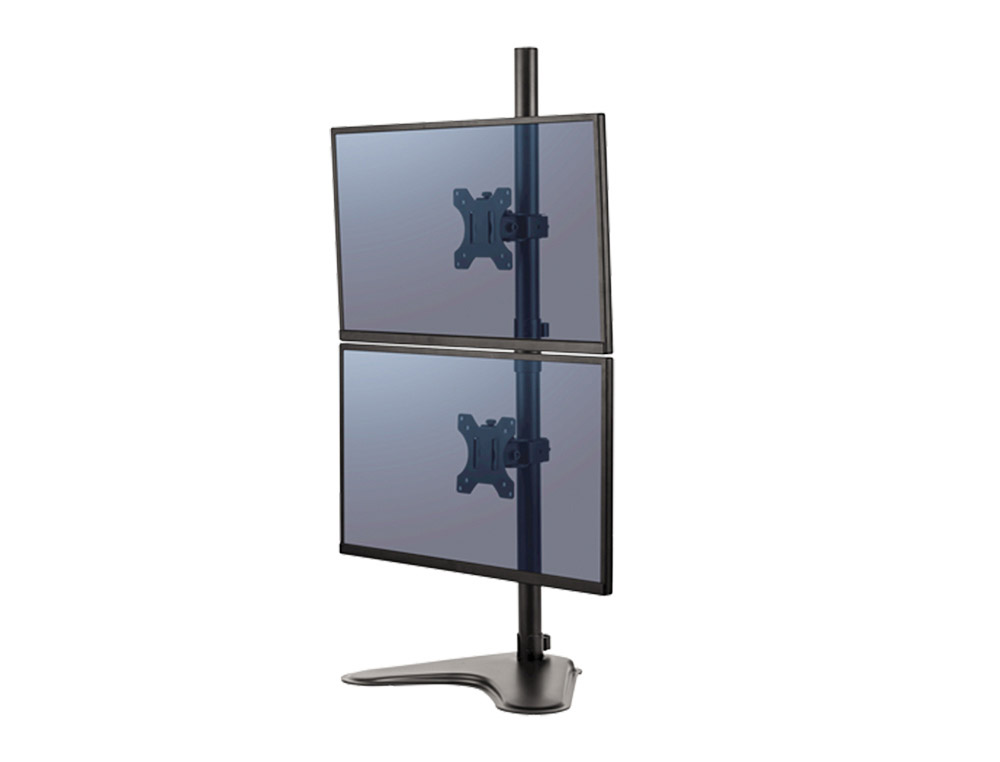 Bras porte ecran dble vertical