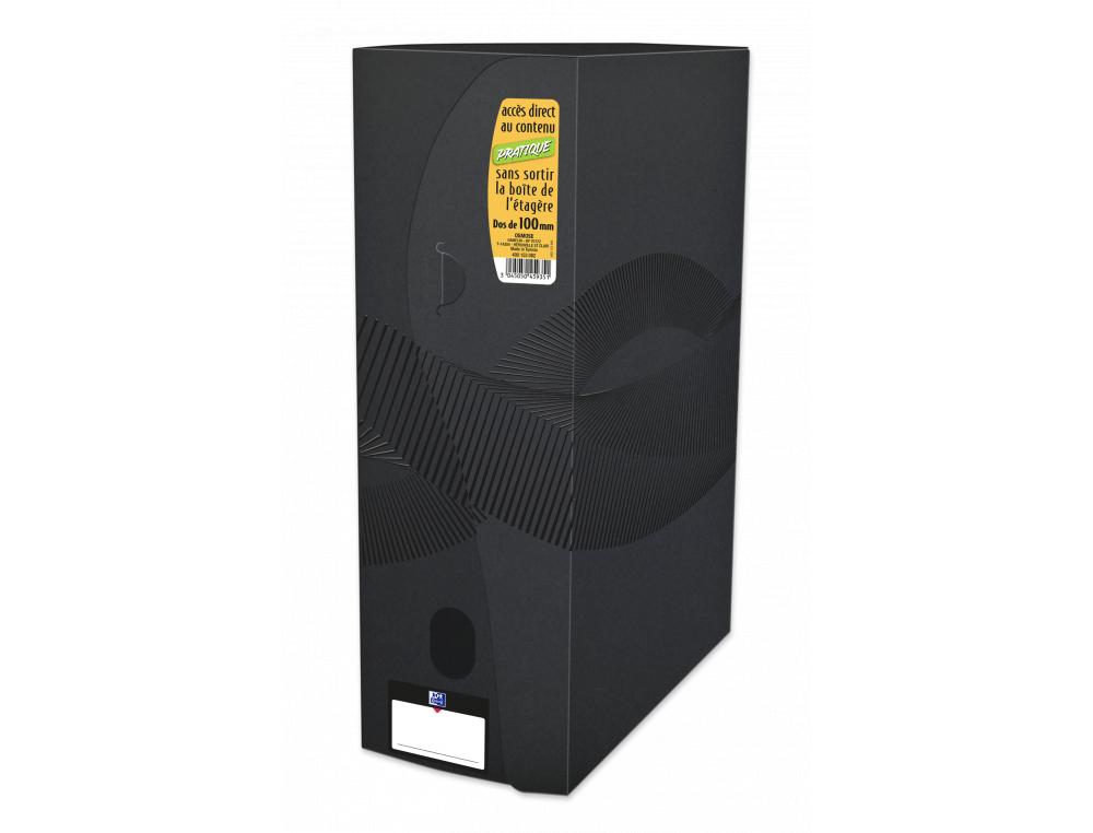 8308647g-1.jpg Boite osmose 24x32 d100 ppnoirboite de classement - osmose - polypropylene dos de 10cm noir – Image 1