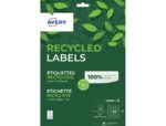 Etiq.las.recy 38.1x21.2 15f975etiquette recyclee - avery - impression laser - 38.1x21.2mm - 15 feuilles – Image 4