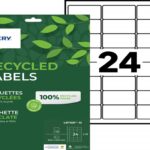 Etiq.las.recy 63.5x33.9 15f360etiquette recyclee - avery - impression laser - 63.5x33.9mm - 15 feuilles