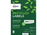 Etiq.las.recy 63.5x33.9 100f24etiquette recyclee - avery - impression laser - 63.5x33.9mm - 100 feuilles – Image 4
