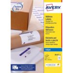 Etiquet.je 99.1x33.9 15f 240e etiquette impression jet encre - avery - 99.1x33.9mm - 15 feuilles