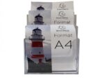 Porte-brochure  a4 vert. 3c porte-brochures 3 cases - exacompta - format a4 – Image 3