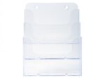Porte-brochure  a5 vert. 3c porte-brochures 3 cases - exacompta - format a5 – Image 3