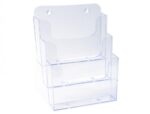 Porte-brochure  a5 vert. 3c porte-brochures 3 cases - exacompta - format a5 – Image 4