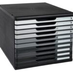 Modulo a4 10t noir/grey glossymodule de classement - exacompta - modulo 10t nuances de grey