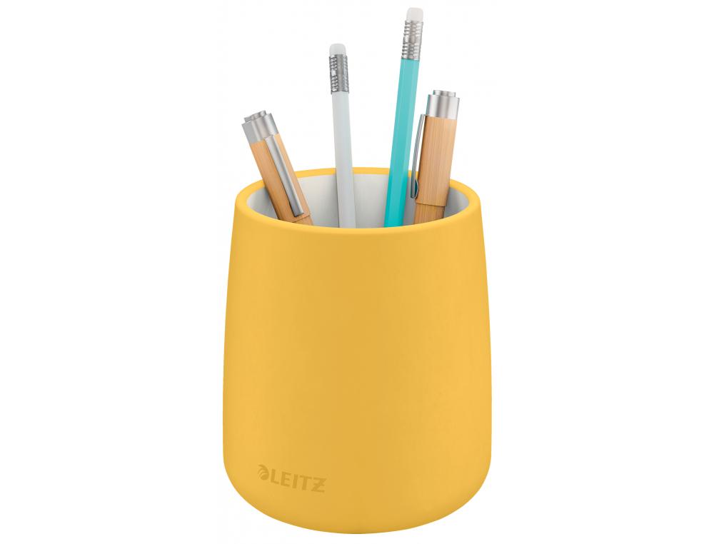 8308747g-1.jpg Pot a crayons leitz cosy jaunepot a crayons - leitz cosy - jaune – Image 1