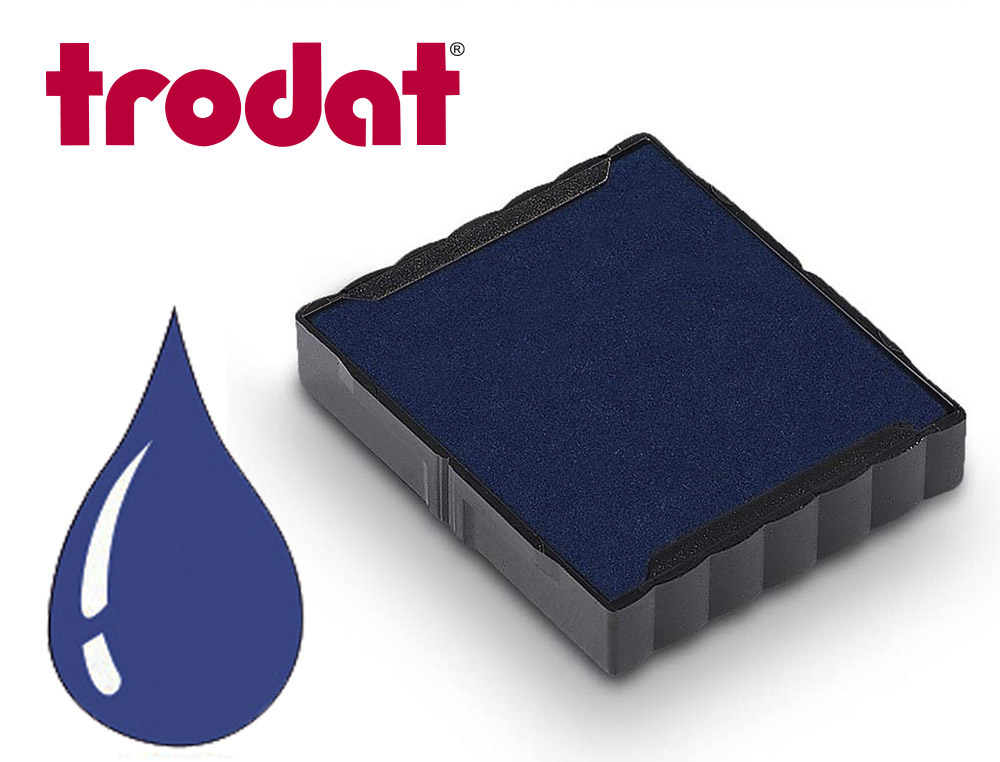 Cassette encrage trodat 6/4923a pour tampon encreur printy 44923/4930 taille empreinte    coloris noir