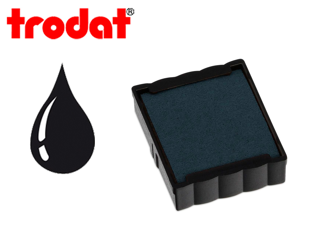 Cassette encrage trodat 6/4922a pour tampon encreur 4922 coloris noir
