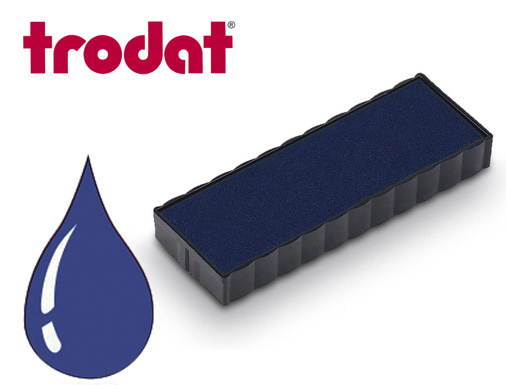 Cassette encrage trodat 6/4817a pour tampon printy 4816/4817coloris noir