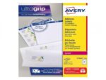 Etiq.las. 63.5x72 l7164 b/1200etiquette adresse laser - avery - 63.5x72mm - 100 feuilles – Image 3