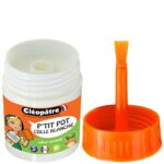 Colle blanche pot de 23g pot de colle blanche cléopâtre 23g odeur amande