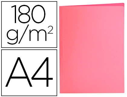 Chemise liderpapel papier cartonne 180g/m2 310x230mm    document a4 coloris rose      pastel