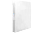 Classeur liderpapel 4 anneaux 25mm a4 260x315mm polypropylene dos 40mm porte-cartes visite coloris transparent – Image 2
