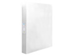 Classeur liderpapel 4 anneaux 25mm a4 260x315mm polypropylene dos 40mm porte-cartes visite coloris transparent – Image 3