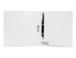 Classeur liderpapel 4 anneaux 25mm a4 260x315mm polypropylene dos 40mm porte-cartes visite coloris transparent – Image 5