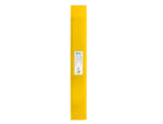 Classeur liderpapel 4 anneaux 25mm a4 260x315mm polypropylene dos 40mm porte-cartes visite coloris jaune – Image 4