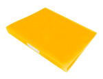 Classeur liderpapel 4 anneaux 25mm a4 260x315mm polypropylene dos 40mm porte-cartes visite coloris jaune – Image 5
