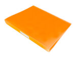 Classeur liderpapel 4 anneaux 25mm a4 260x315mm polypropylene dos 40mm porte-cartes visite coloris orange – Image 5