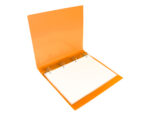 Classeur liderpapel 4 anneaux 25mm a4 260x315mm polypropylene dos 40mm porte-cartes visite coloris orange – Image 8