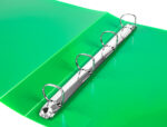 Classeur liderpapel 4 anneaux 25mm a4 260x315mm polypropylene dos 40mm porte-cartes visite coloris vert – Image 7