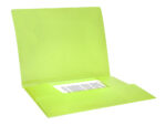Chemise liderpapel polypropylene dos flexible a4 210x297mm 4/10e 3 rabats 100f elastique jaune fluo opaque – Image 6