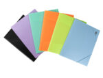 Chemise liderpapel polypropylene dos flexible a4 210x297mm 4/10e 3 rabats 100f elastique lavande opaque – Image 9